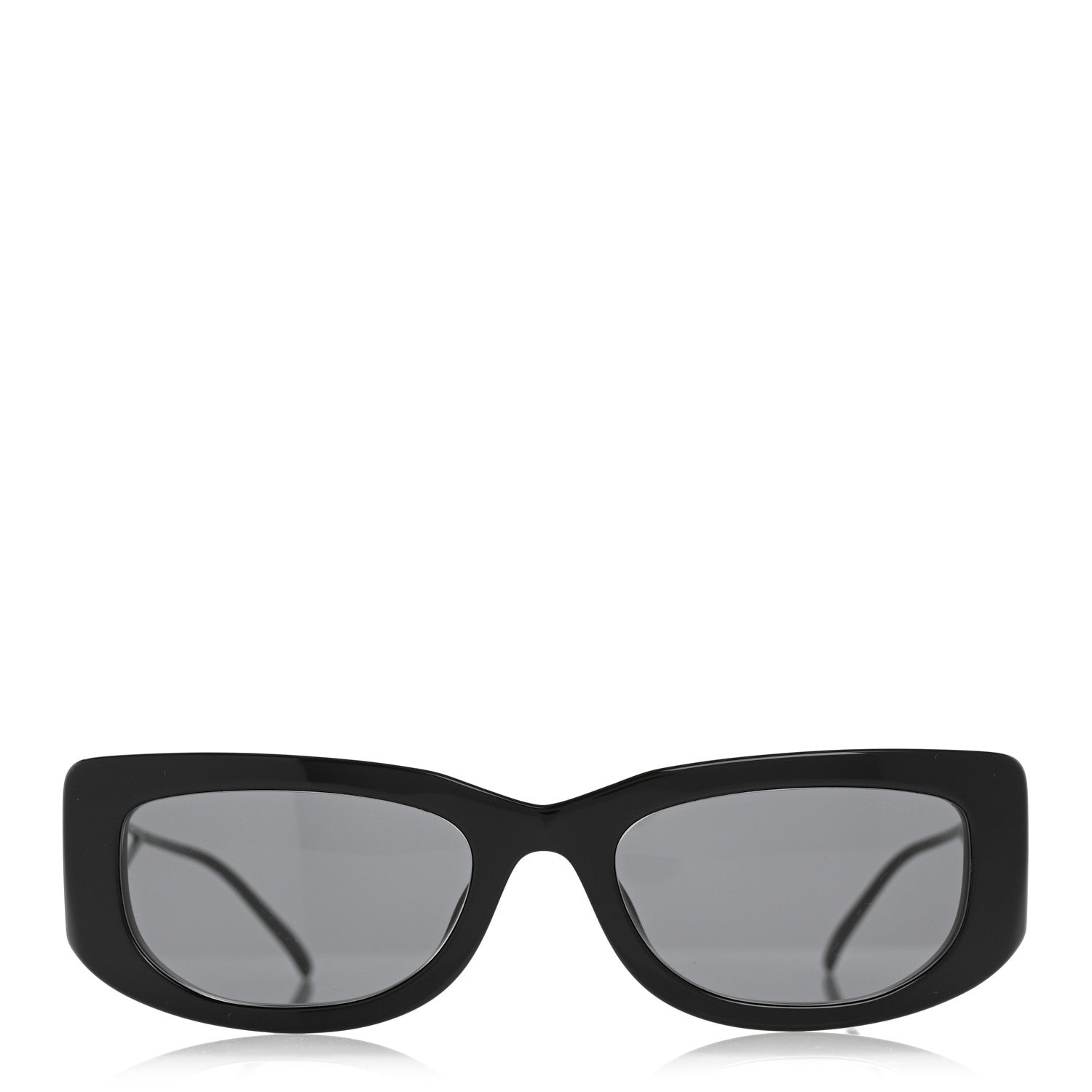 Prada Acetate Sunglasses SPR 14Y Black Slate Gray 2 of 9