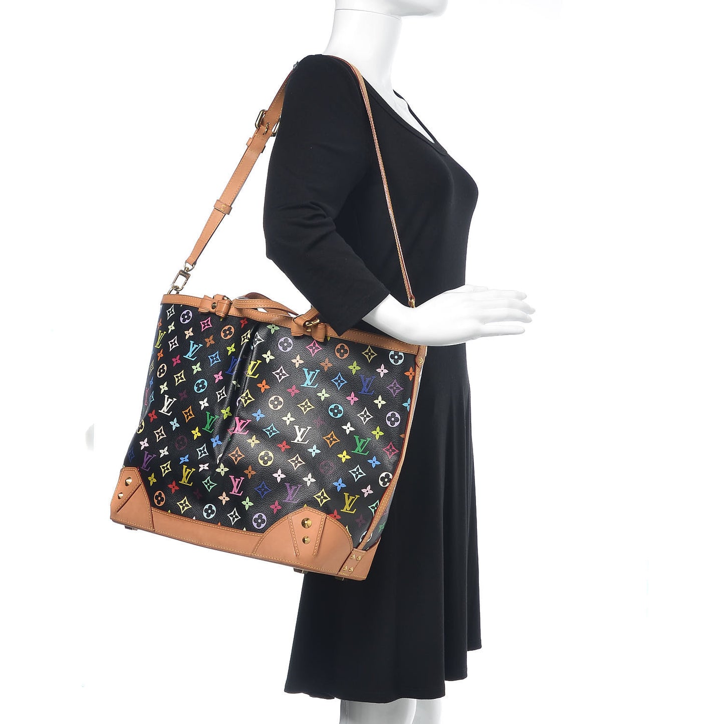 Monogram Multicolor Sharleen GM Black