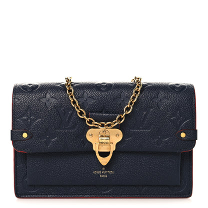 Louis Vuitton Empreinte Vavin Chain Wallet Marine Rouge 1 of 9