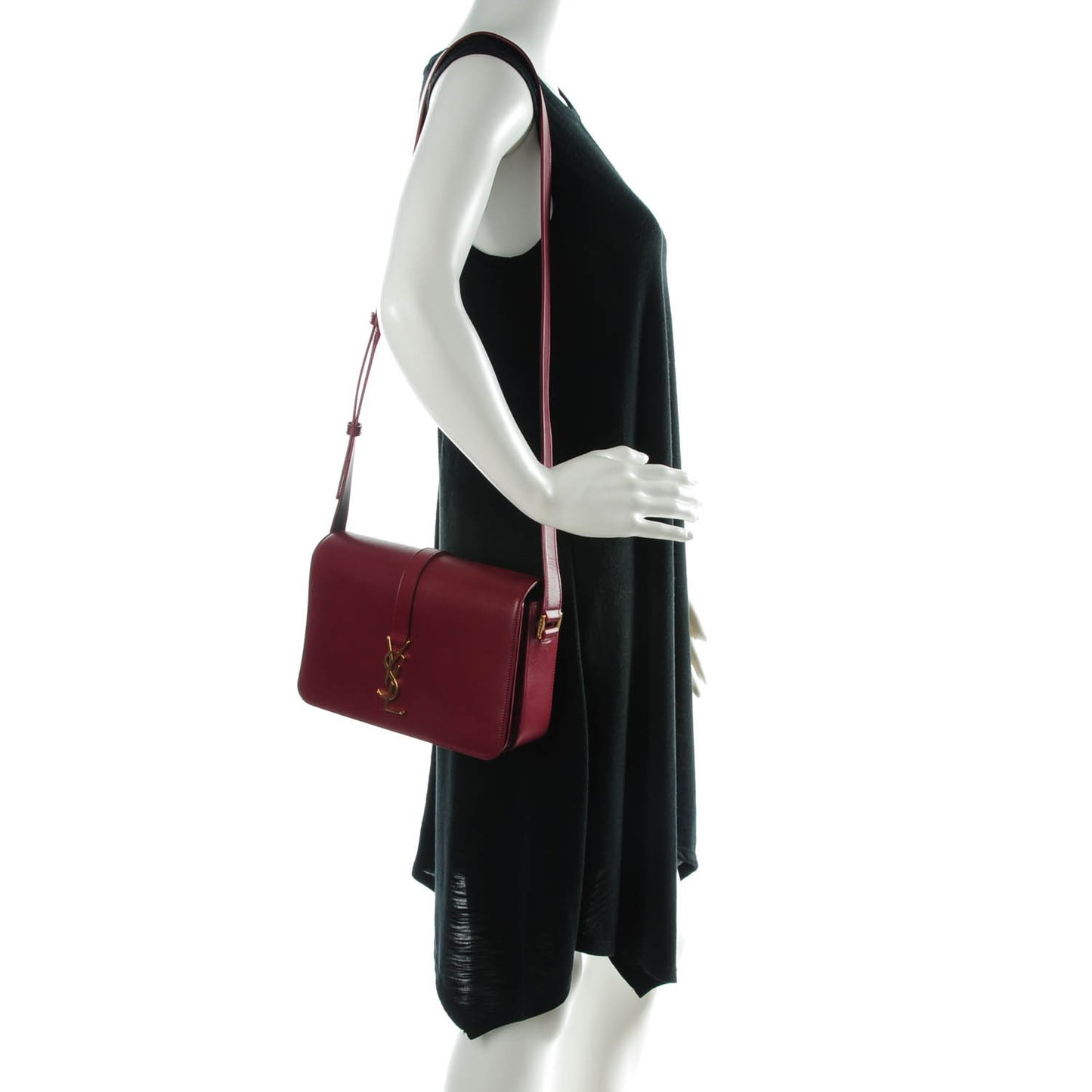 Calfskin Medium Classic Monogram Universite Bag Oxblood