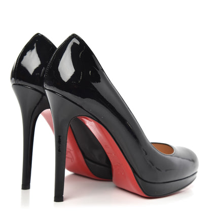 Christian Louboutin Patent New Simple 120 Pumps 37 Black 4 of 8