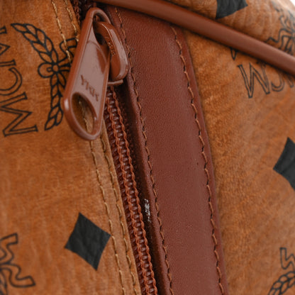 MCM Visetos Traveler Bag Cognac 11 of 16
