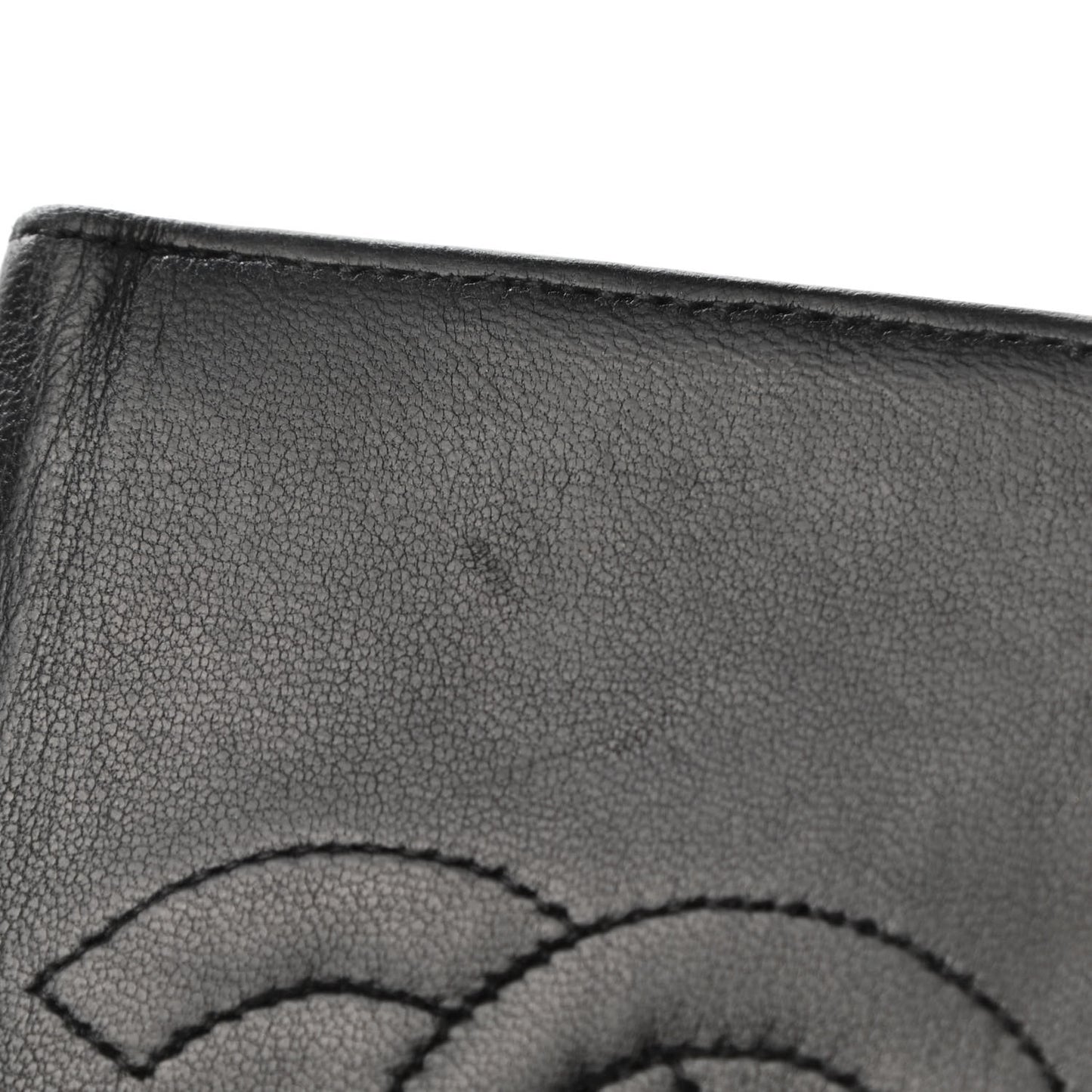 Lambskin Timeless CC Card Holder Wallet Black