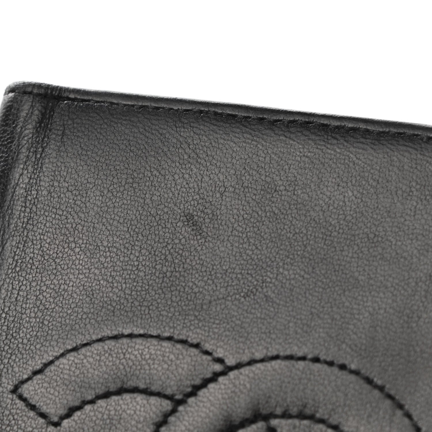 Chanel Lambskin Timeless CC Card Holder Wallet Black 8 of 10