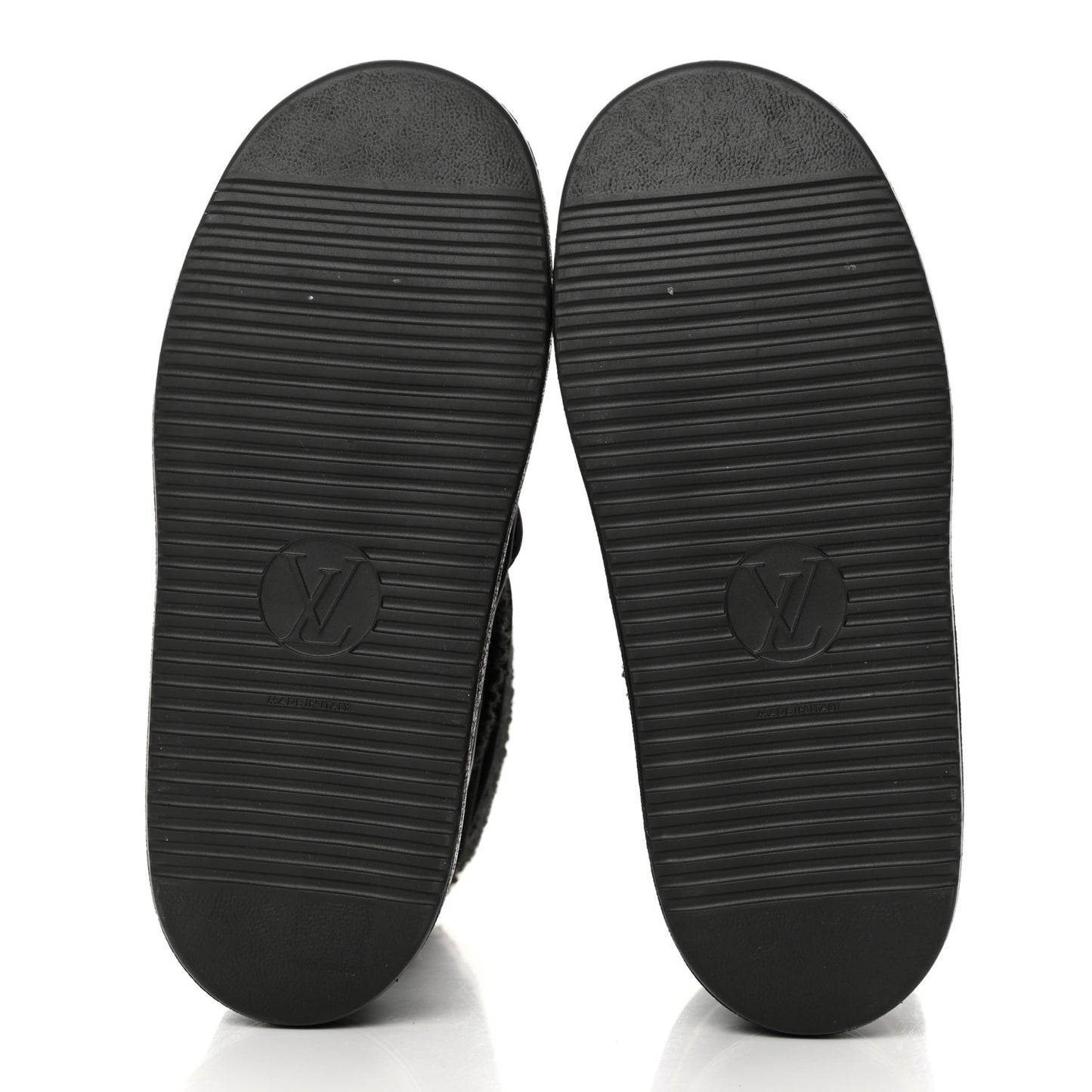 Suede Shearling Polar Flat Half Boots 37 Black