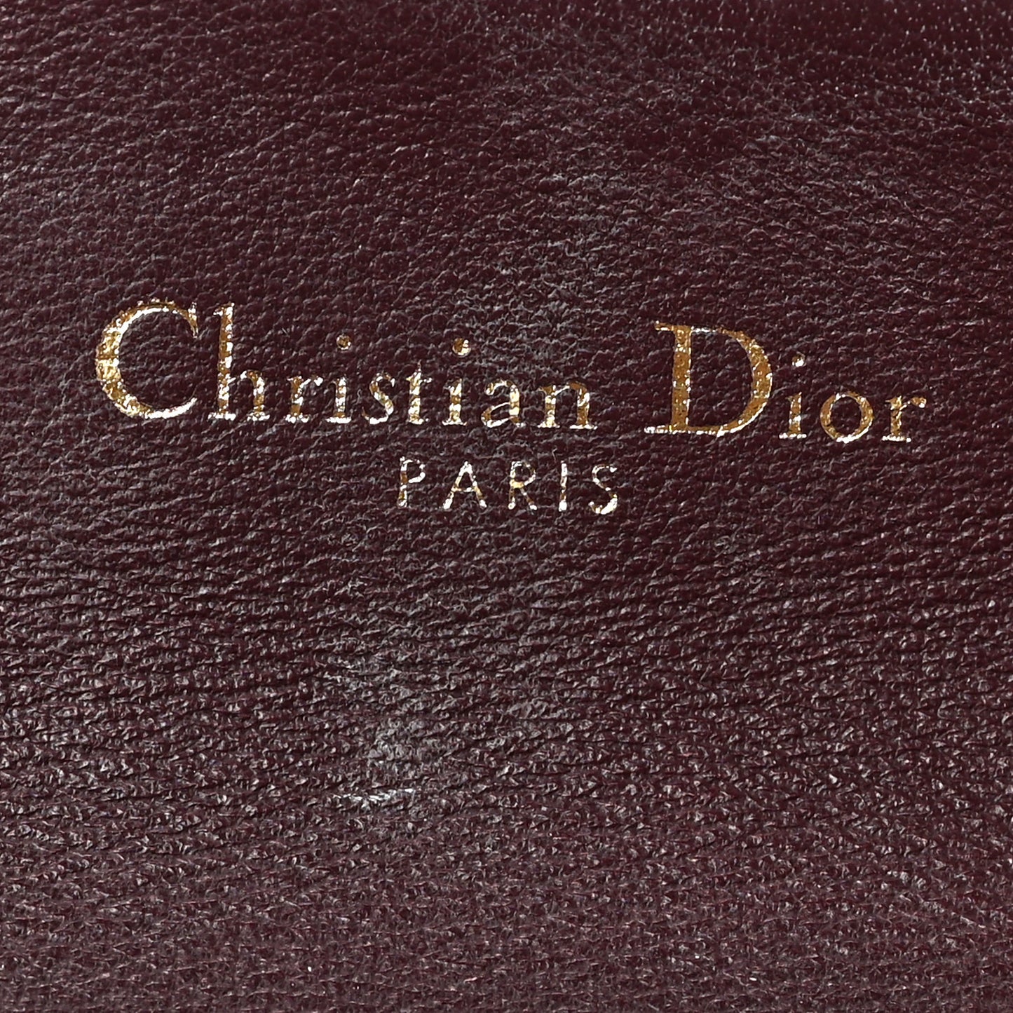 Oblique Saddle Card Holder Bordeaux