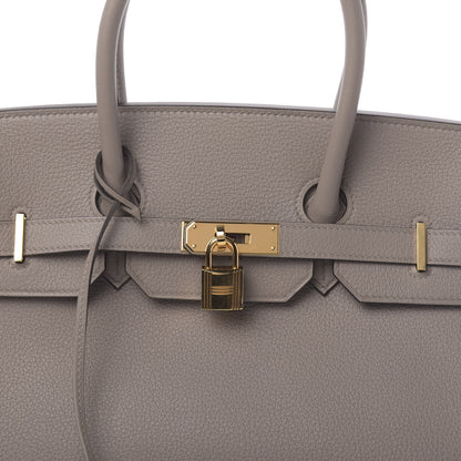 Hermes Taurillon Novillo Birkin 35 Gris Asphalte 8 of 11
