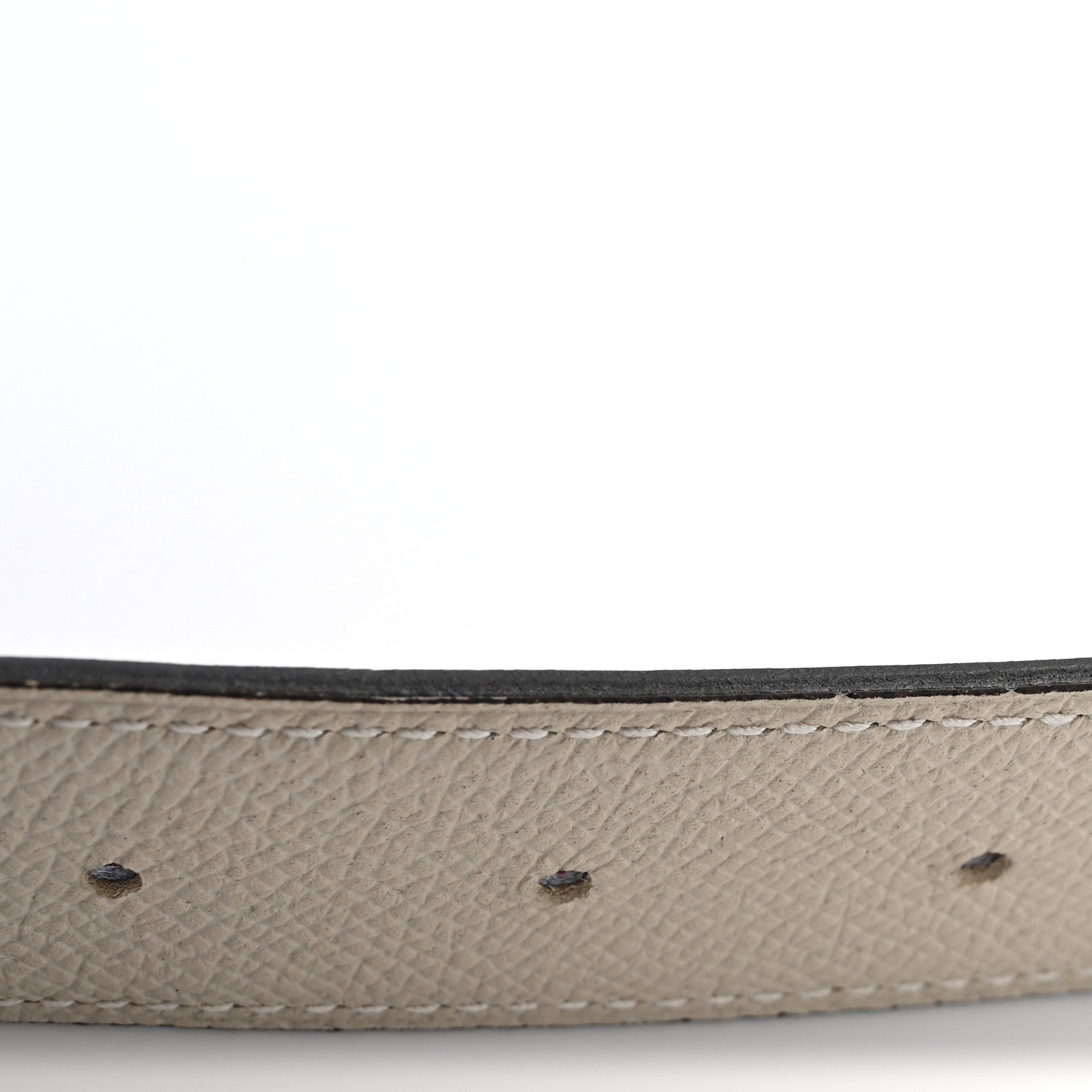Hermes Epsom Swift 24mm Collier De Chien CDC Belt 75 30 Craie Rouge Grenat 6 of 8