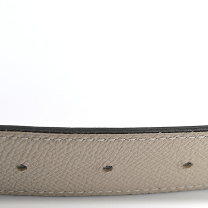Hermes Epsom Swift 24mm Collier De Chien CDC Belt 75 30 Craie Rouge Grenat 6 of 8
