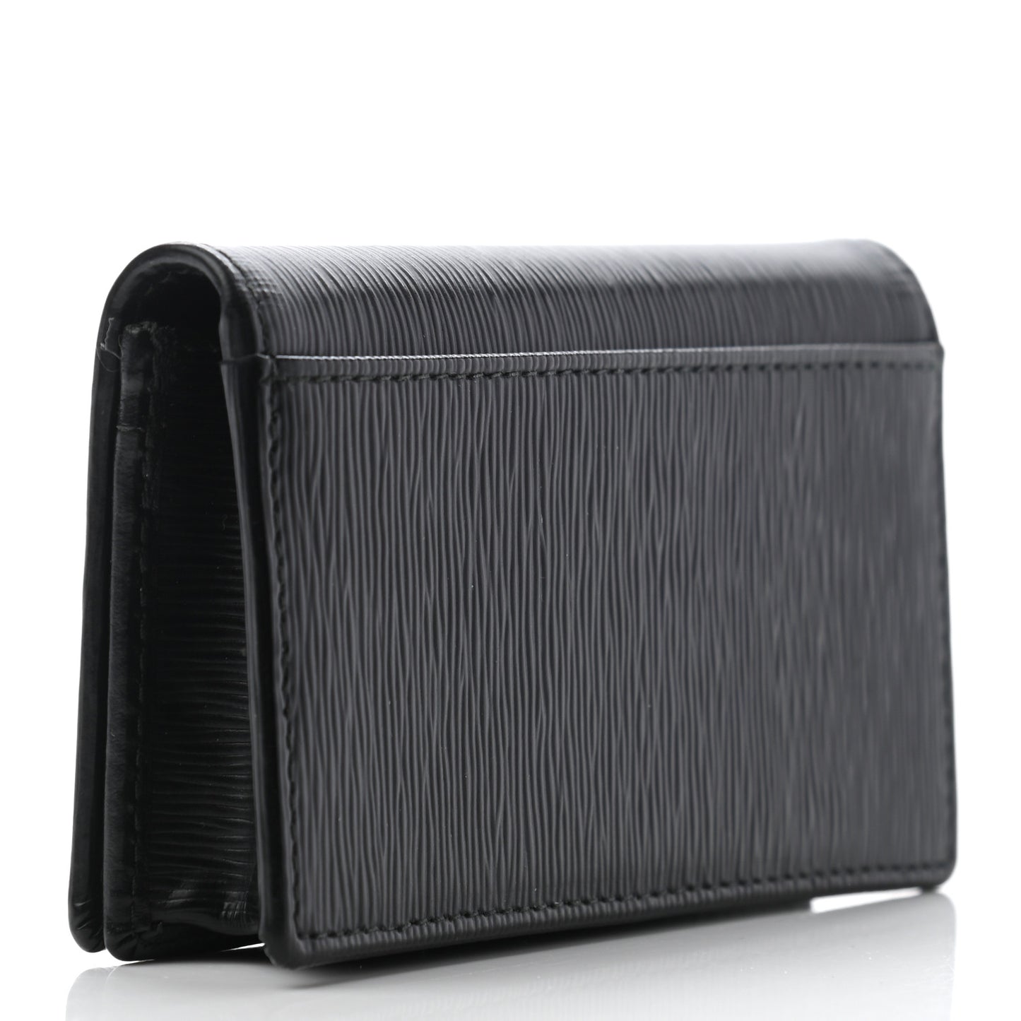 Vitello Move Triangle Logo Card Holder Black