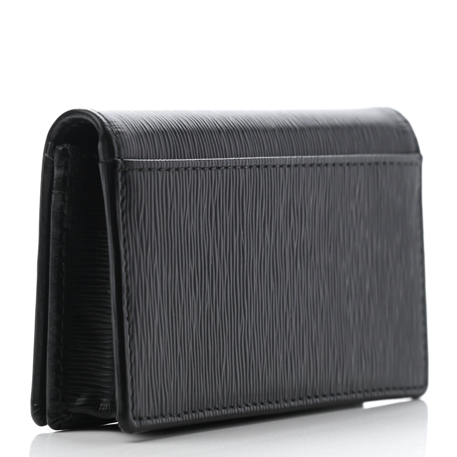 Prada Vitello Move Triangle Logo Card Holder Black 3 of 7