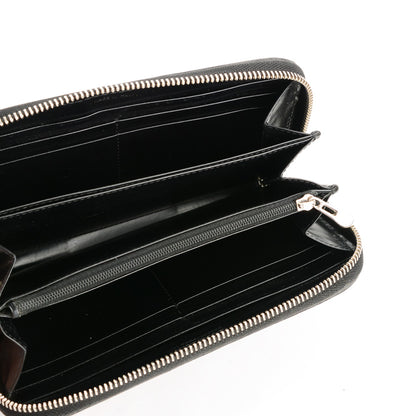 Burberry Supernova Check Large Zip Around Wallet Black 5 of 8