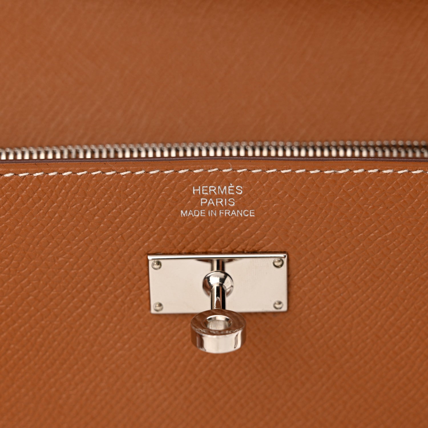 Hermes Epsom Kelly Longue Wallet Gold 7 of 10