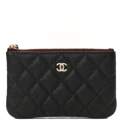 Chanel Caviar Quilted Small Cosmetic Case Black 1 of 8