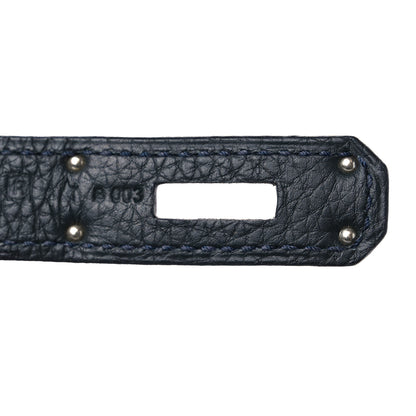 Hermes Togo Birkin 35 Bleu Ocean 7 of 13