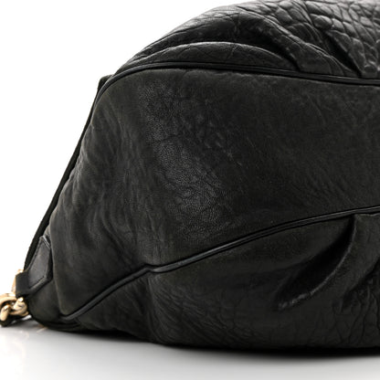 Fendi Crinkled Lambskin Mia Shoulder Flap Black 10 of 17
