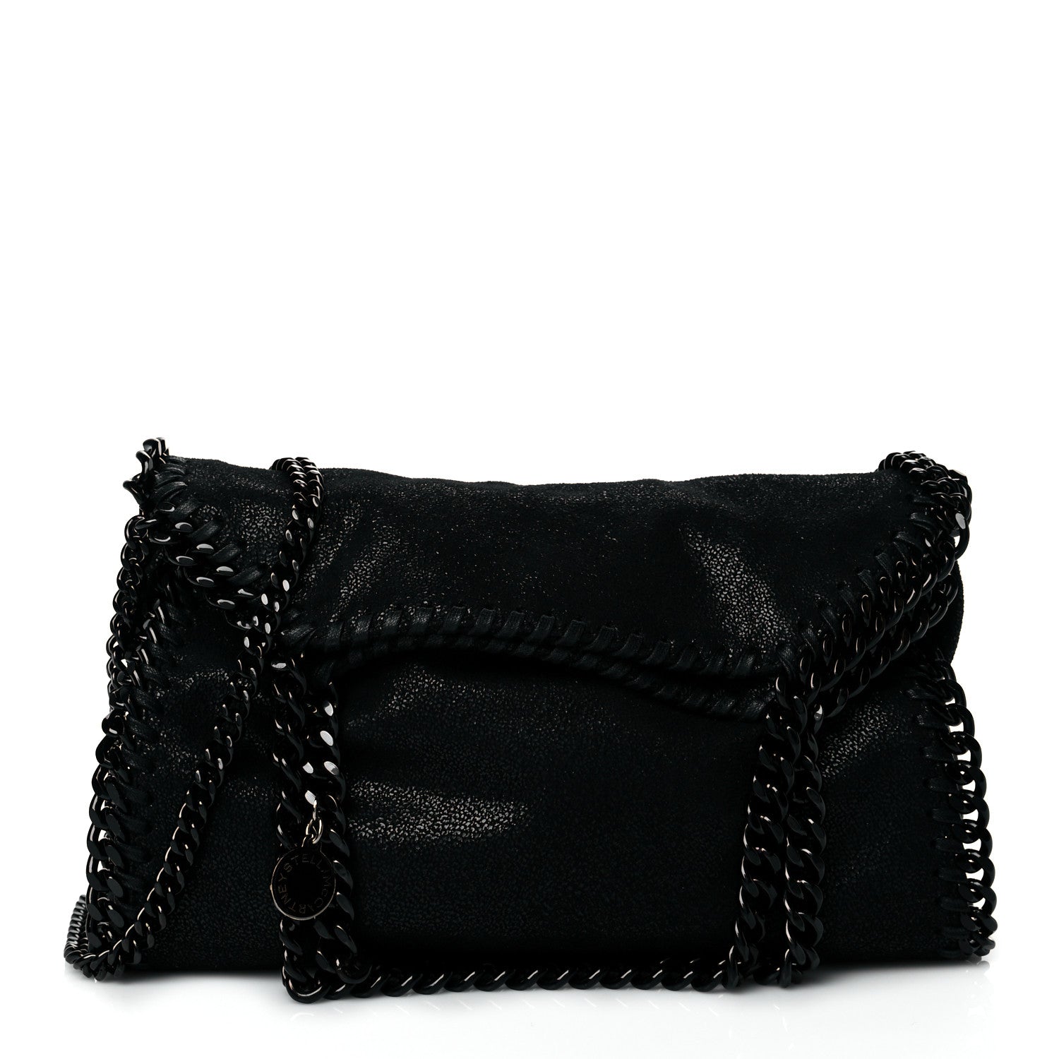 Stella McCartney Shaggy Deer Falabella Mini Crossbody Bag Black 1 of 8
