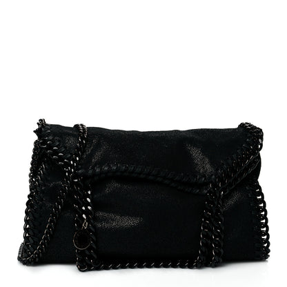 Stella McCartney Shaggy Deer Falabella Mini Crossbody Bag Black 1 of 8