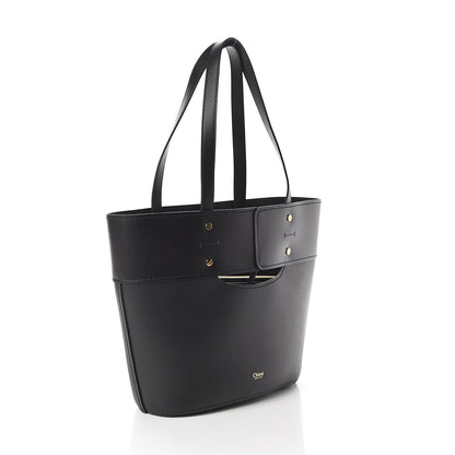 Chloe Smooth Grained Calfskin Small Aby Tote Black 2 of 7