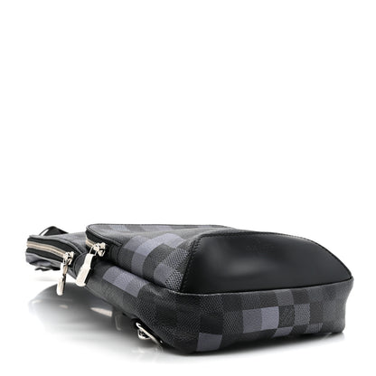 Louis Vuitton Damier Graphite Pixel Avenue Sling Backpack Gris 4 of 10