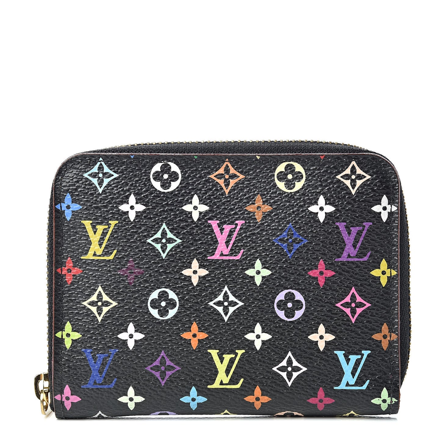 Monogram Multicolor Zippy Coin Purse Black Grenade