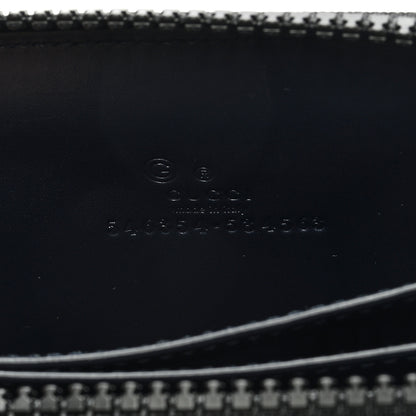Gucci GG Supreme Monogram Blooms Zip Around Card Case Wallet Beige Blue Navy 6 of 6