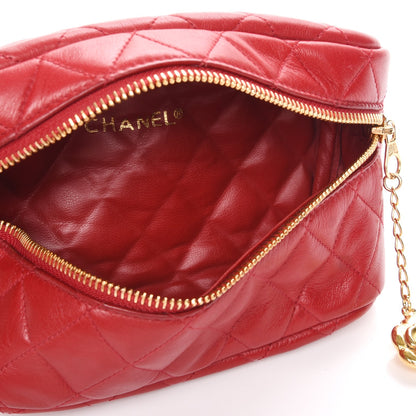 Chanel Lambskin Quilted Belt Bag Red 5 of 8