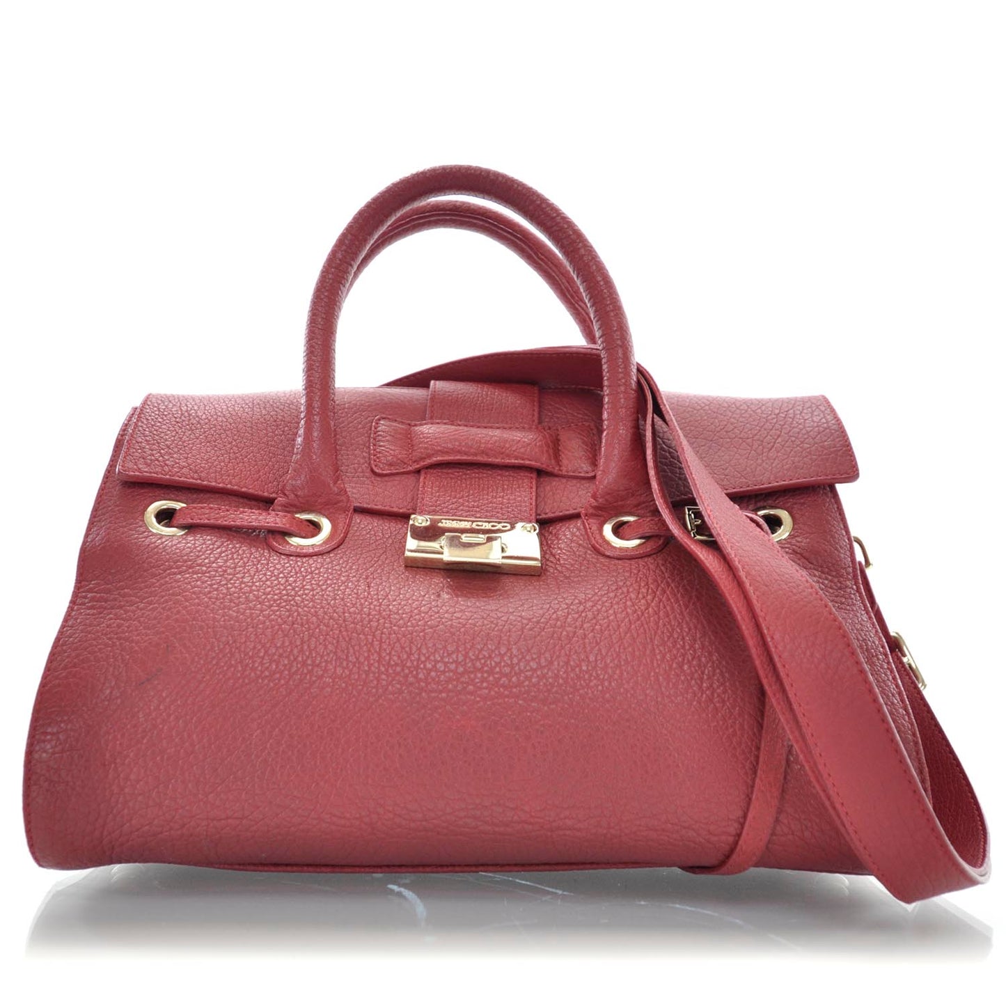 Leather Medium Rosalie Red
