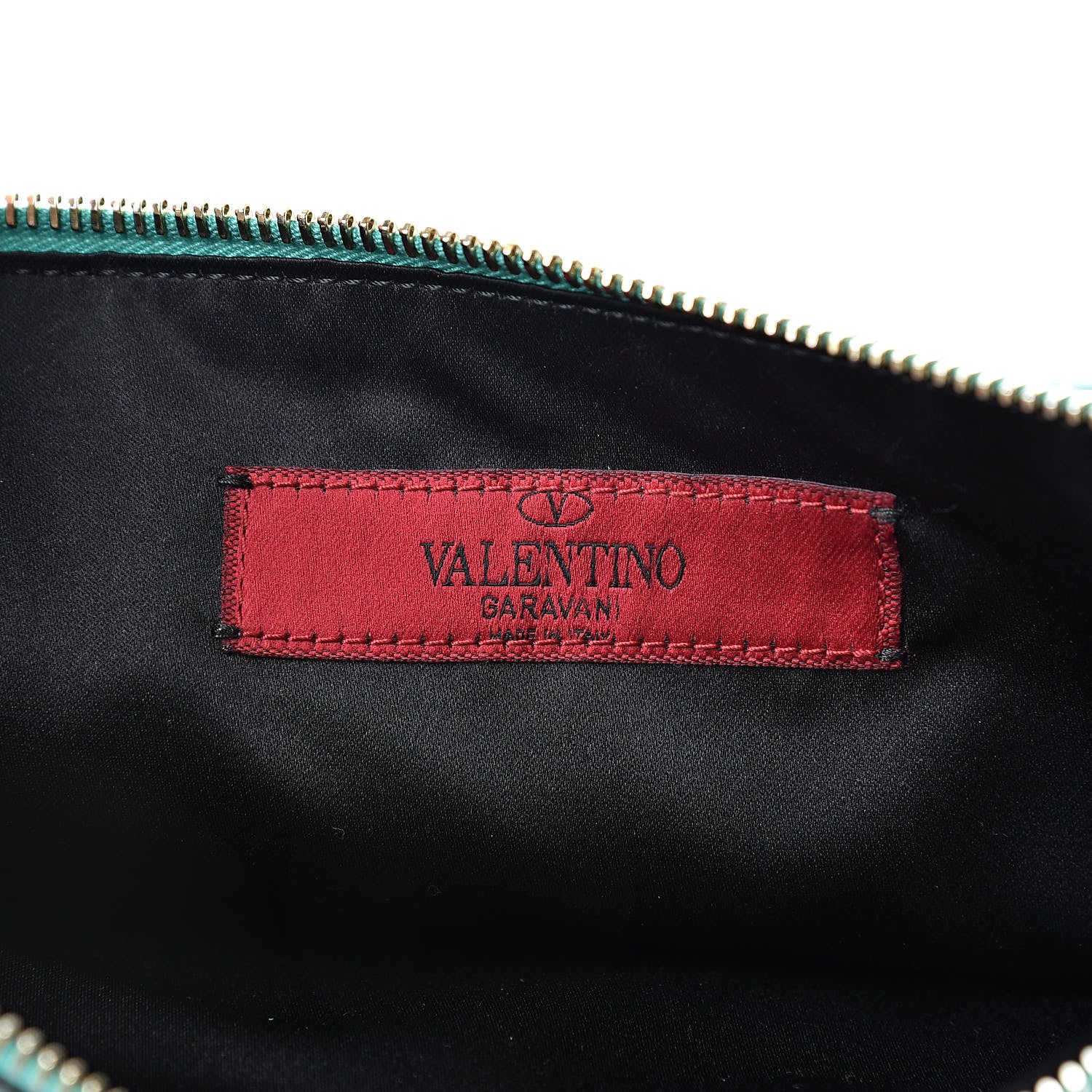 Valentino Garavani Vitello Large Rockstud Zip Pouch Colibri 6 of 7