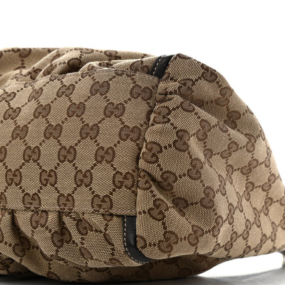 Gucci Monogram Large D Gold Hobo Dark Brown 9 of 9