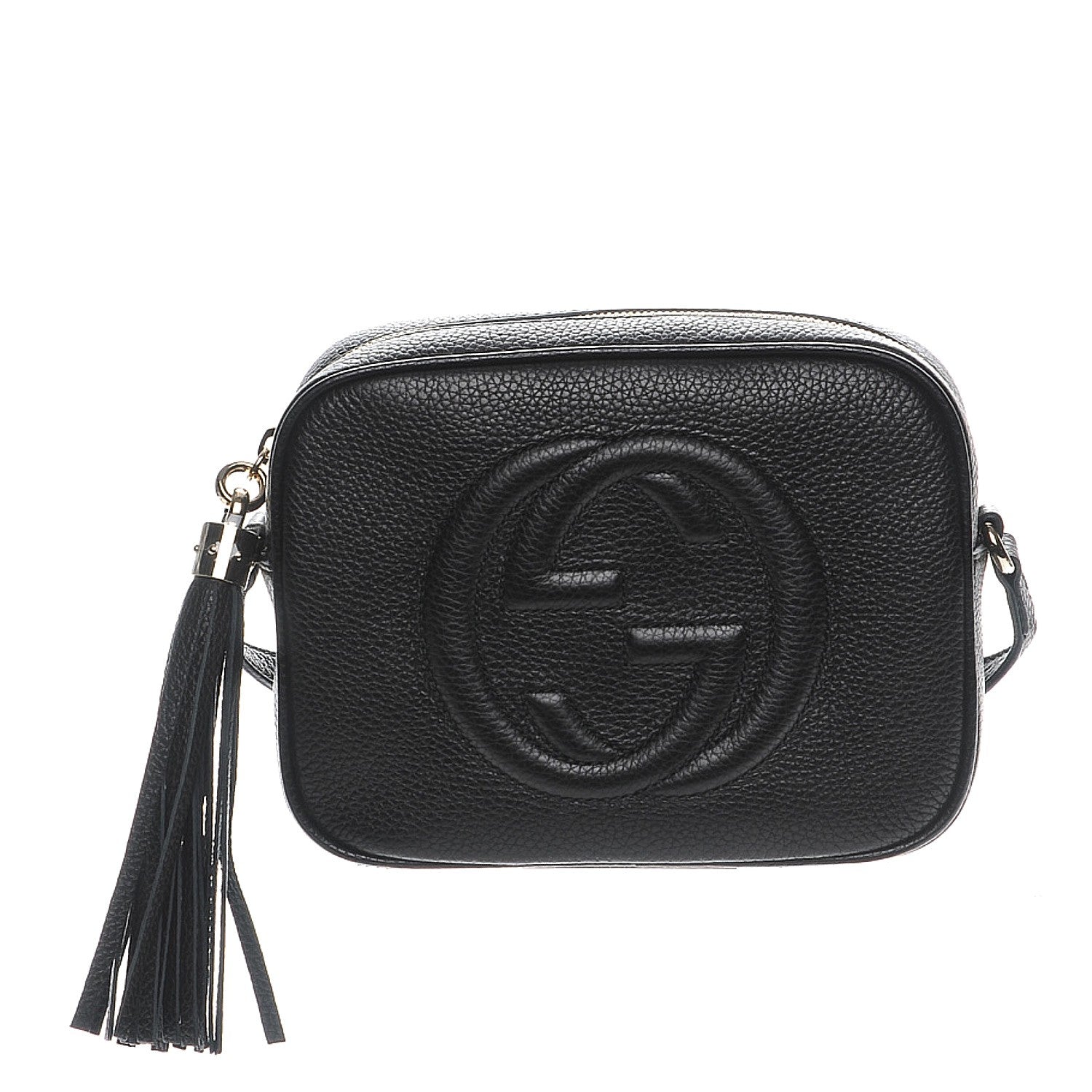 Gucci Pebbled Calfskin Small Soho Disco Bag Black 1 of 8