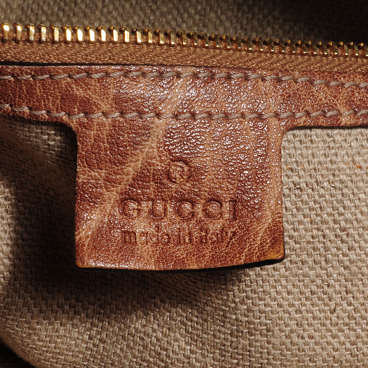 Gucci Leather Large New Jackie Shoulder Bag Maple Brown 6 of 7