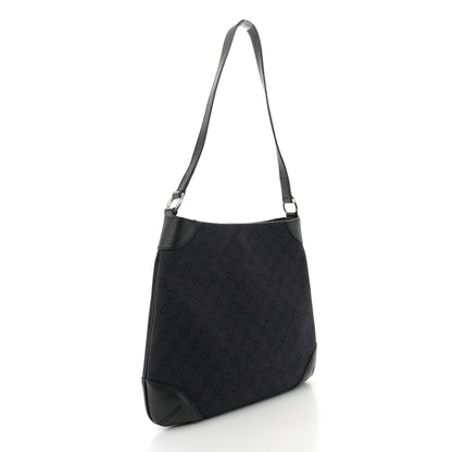 Gucci Monogram Shoulder Bag Black 3 of 12