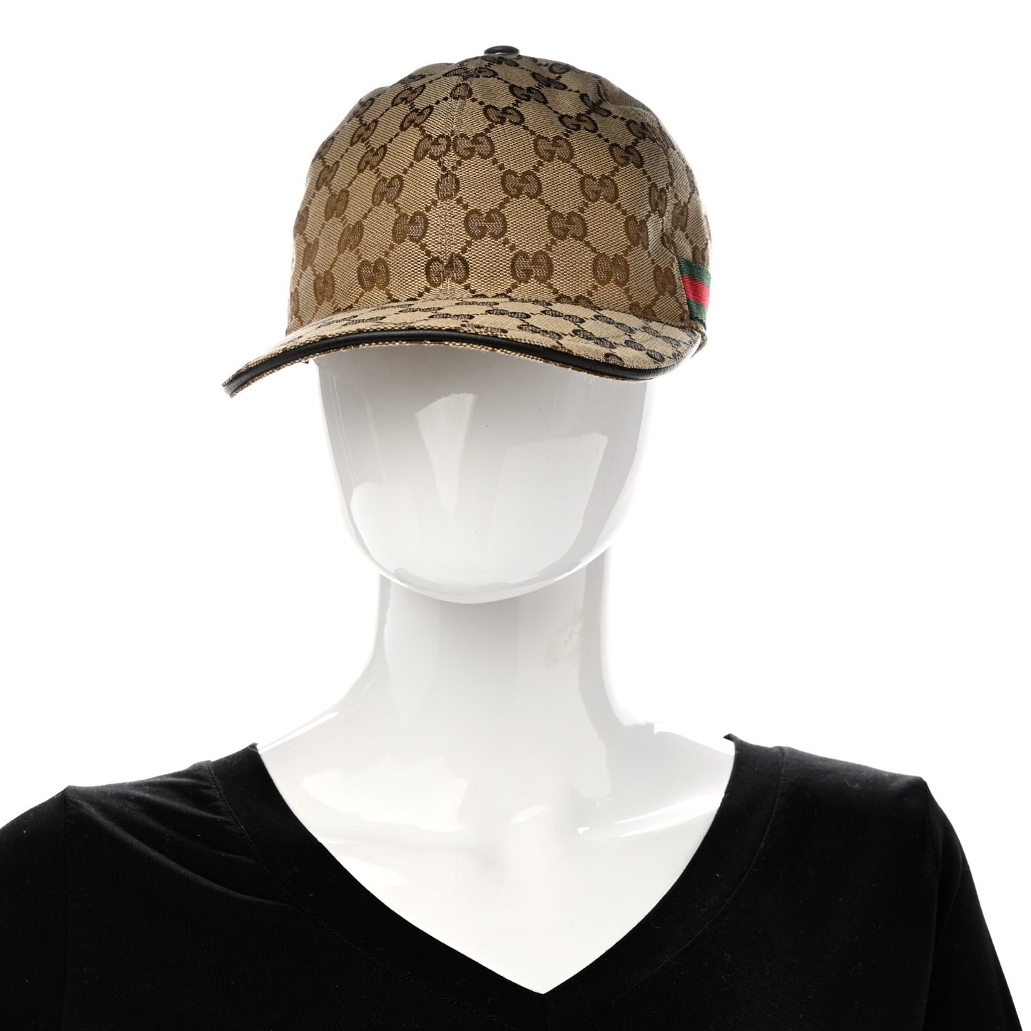 Monogram Web Baseball Hat XL Beige Cocoa