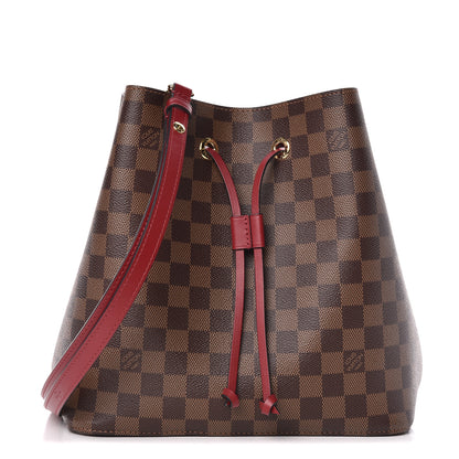 Louis Vuitton Damier Ebene Neonoe MM Cherry Berry 1 of 8