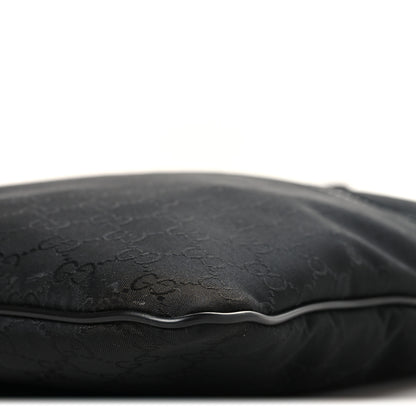 Gucci Nylon Monogram Small Flat Messenger Bag Black 10 of 11