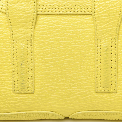 3.1 Phillip Lim 3.1 Textured Calfskin Mini Pashli Satchel Yellow 11 of 12