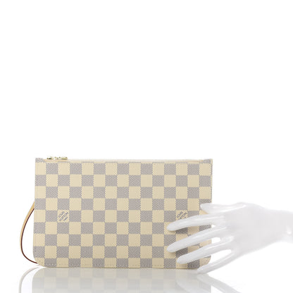 Louis Vuitton Damier Azur Neverfull MM GM Pochette 2 of 7