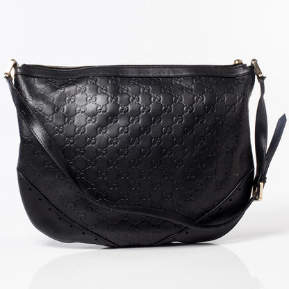 Gucci Guccissima Punch Shoulder Bag Black 4 of 9