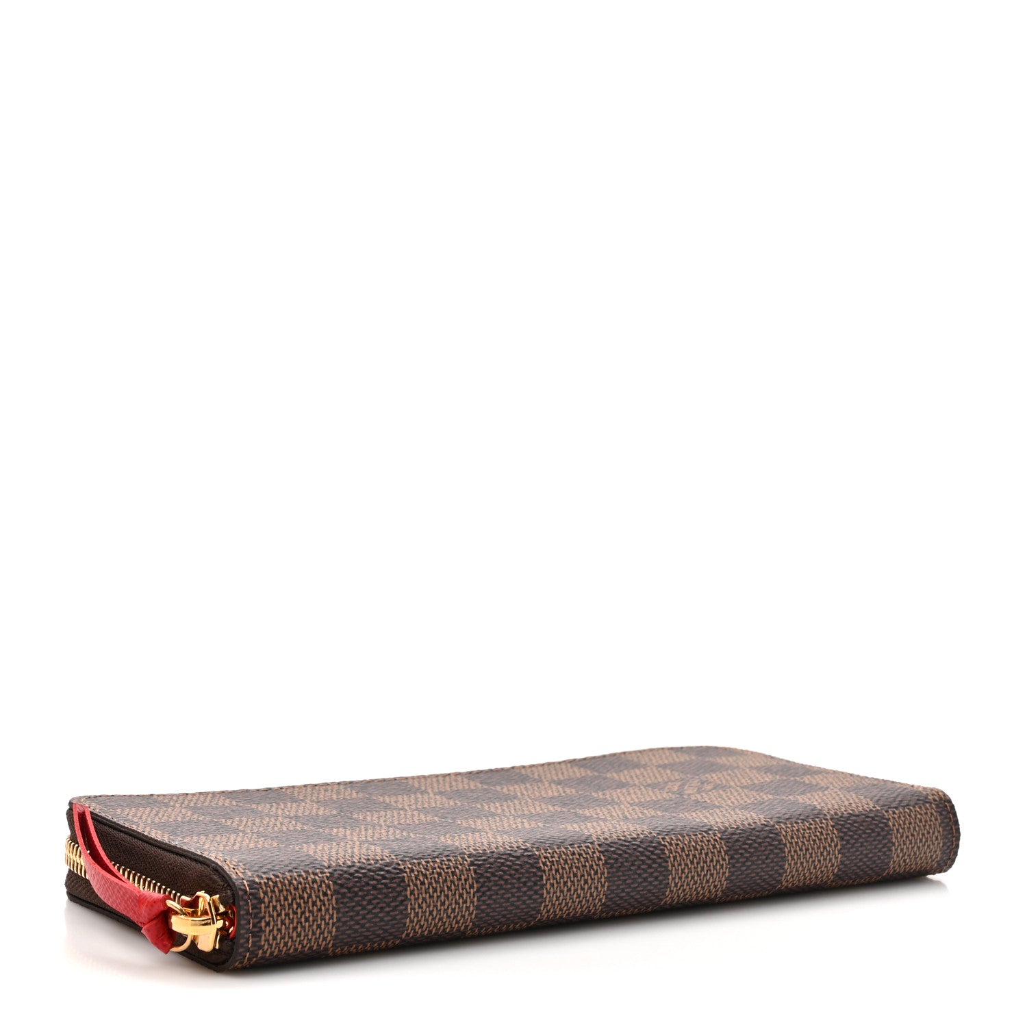 Louis Vuitton Damier Ebene Clemence Wallet Cherry 3 of 7