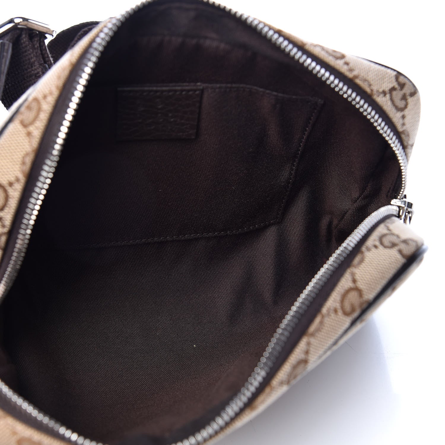 Gucci Monogram Belt Bag Dark Brown 5 of 10
