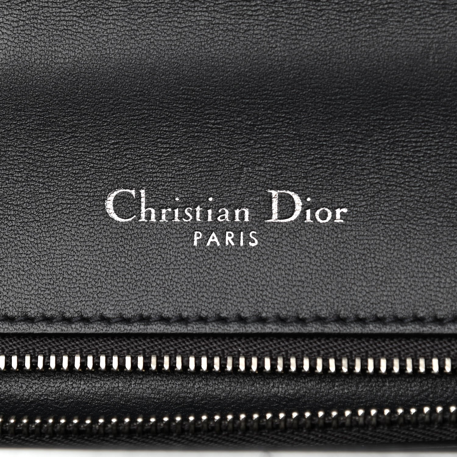 Christian Dior Metallic Patent Micro-Cannage Medium Diorama Flap Bag Silver 6 of 9