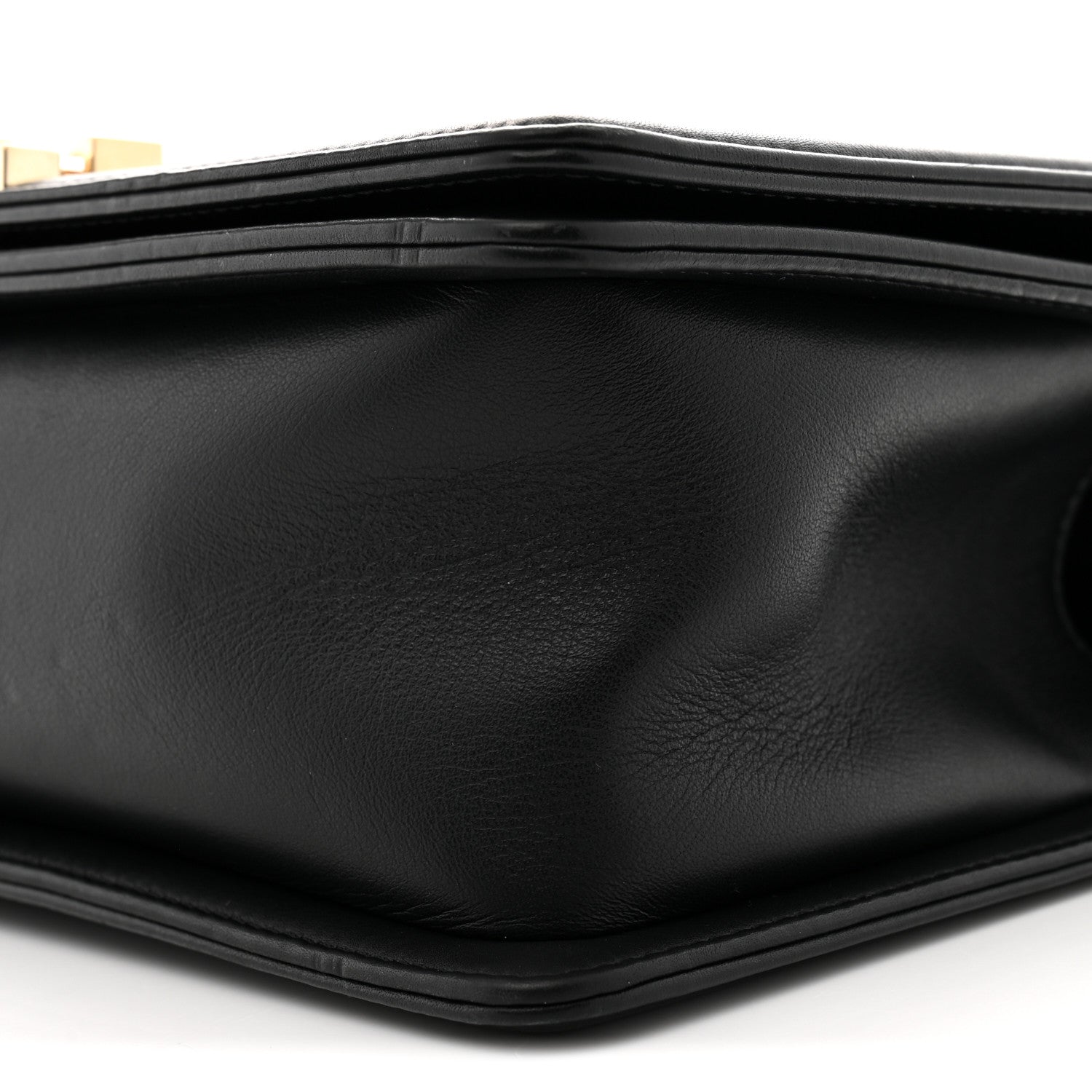 Chanel Lambskin Chevron Quilted Medium Boy Flap Black 10 of 10