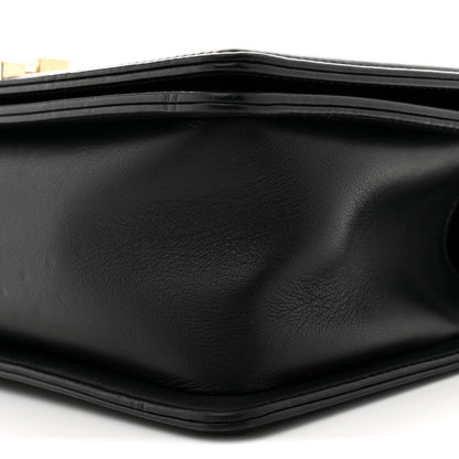 Chanel Lambskin Chevron Quilted Medium Boy Flap Black 10 of 10