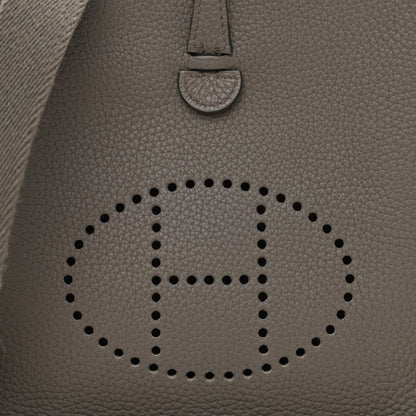 Hermes Taurillon Clemence Evelyne TPM Etain 8 of 11