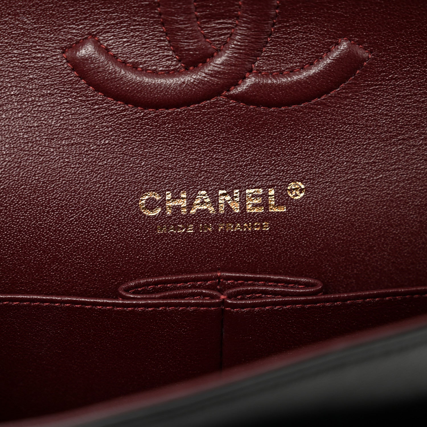 Chanel Lambskin Quilted Medium Double Flap Black 7 of 12
