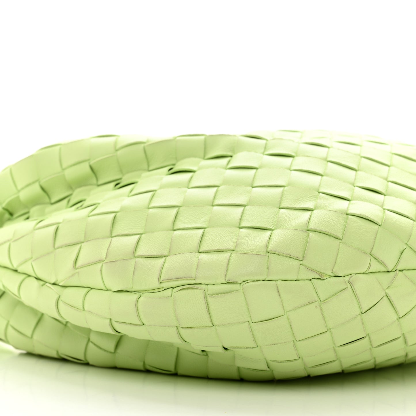 Nappa Intrecciato Teen Jodie Hobo Pistachio