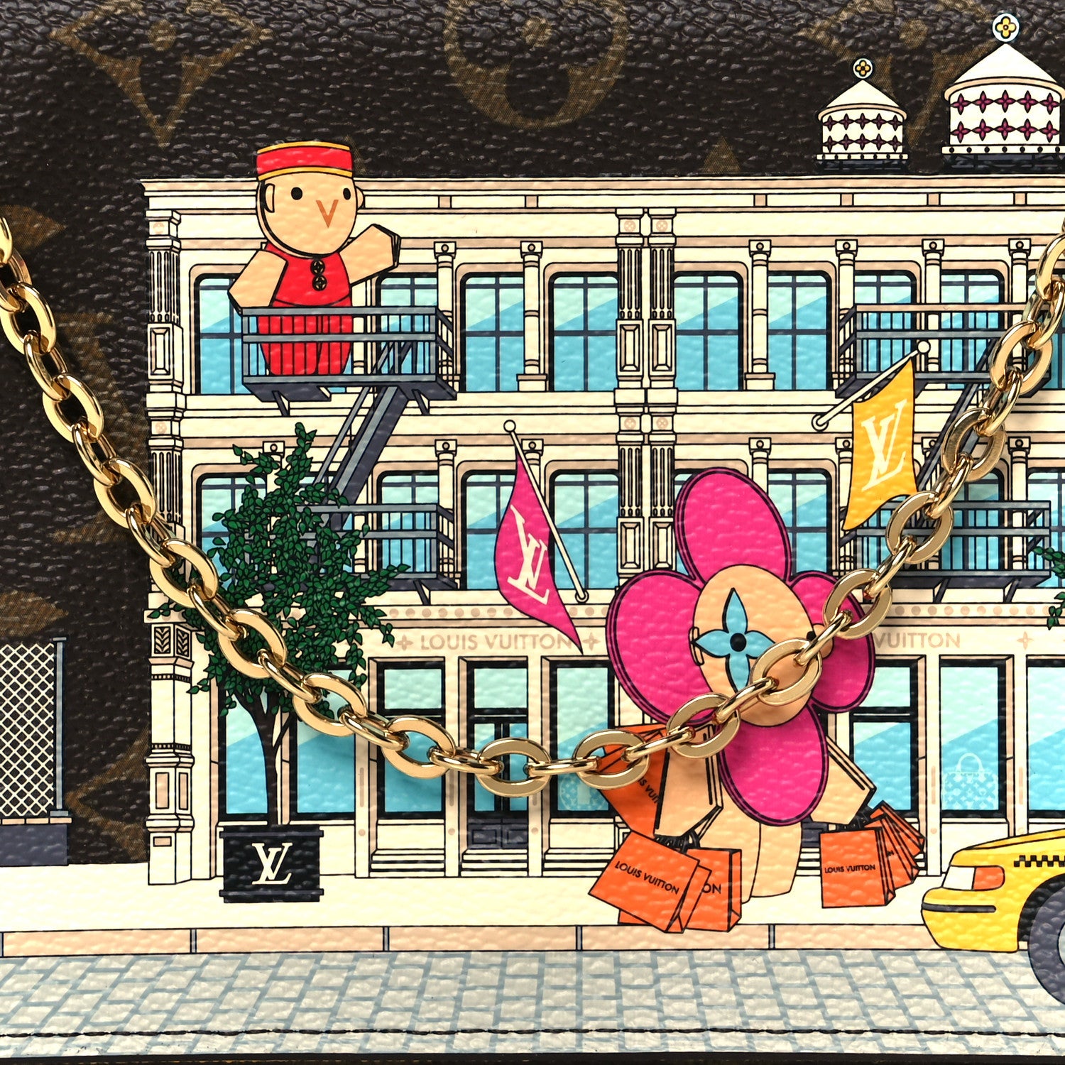 Louis Vuitton Monogram 2022 Christmas Animation New York Soho