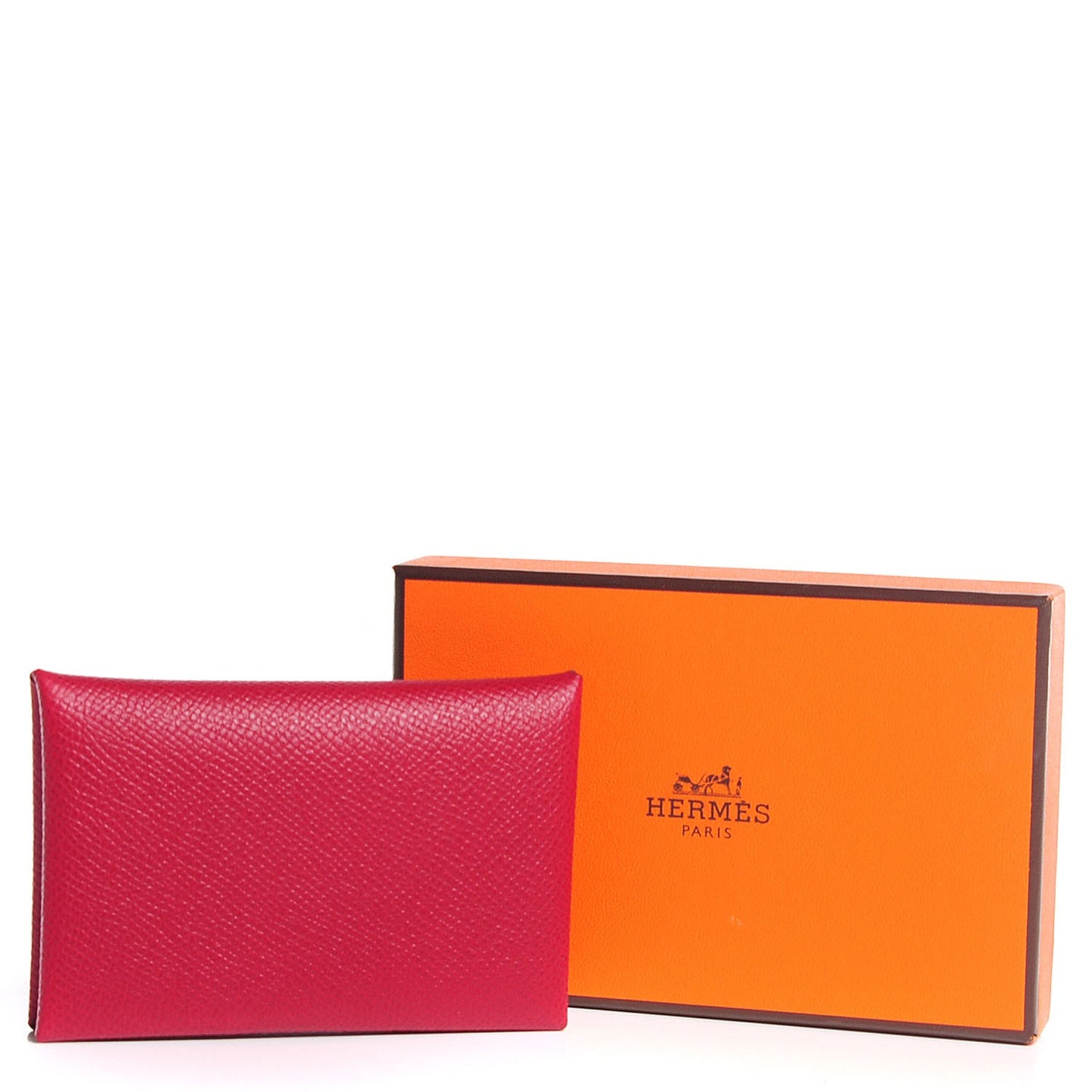 Epsom Calvi Card Case Rubis