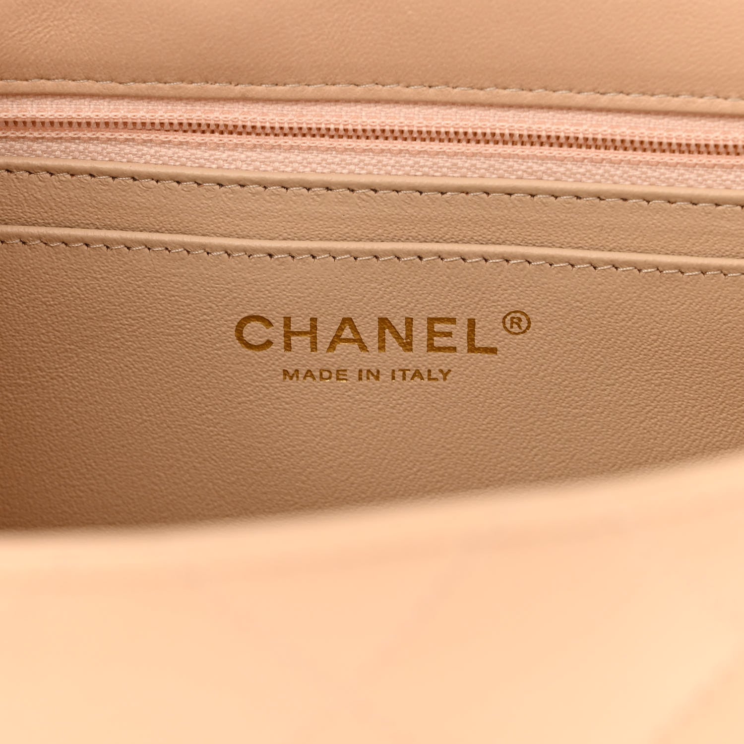 Chanel Lambskin Quilted Jumbo Single Flap Beige Clair 6 of 11